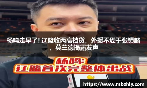 杨鸣走早了! 辽篮收两高档货，外援不逊于张镇麟，莫兰德揭露发声